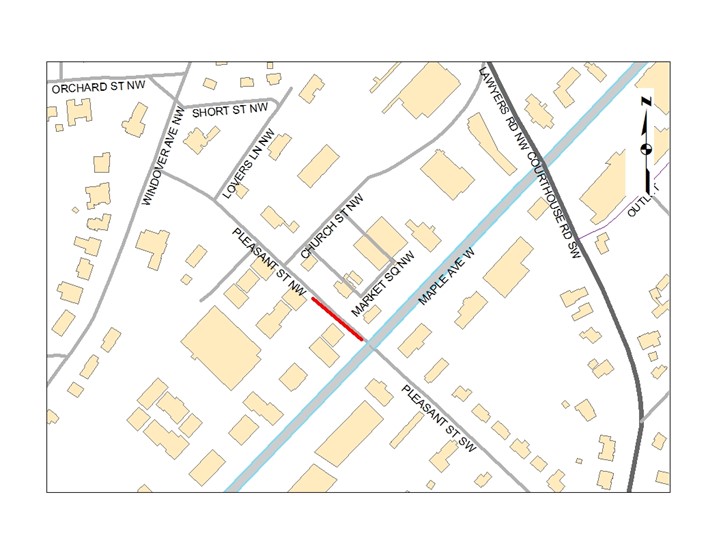 MAP Pleasant St NW