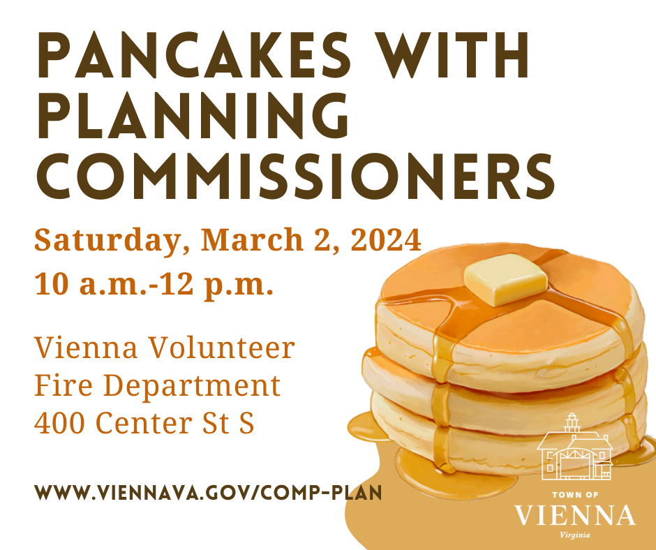 comprehensive plan Open House pancakes with planning commissioners